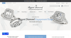 Desktop Screenshot of biggestdiamond.com